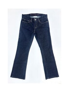 Levi's 522 Jeans Ultra Low Boot Cut Women’s 0M Bootcut Cowboy Western Dark Wash